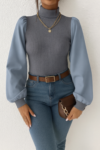 Елегантна кофта гольф в рубчик "Dazy"