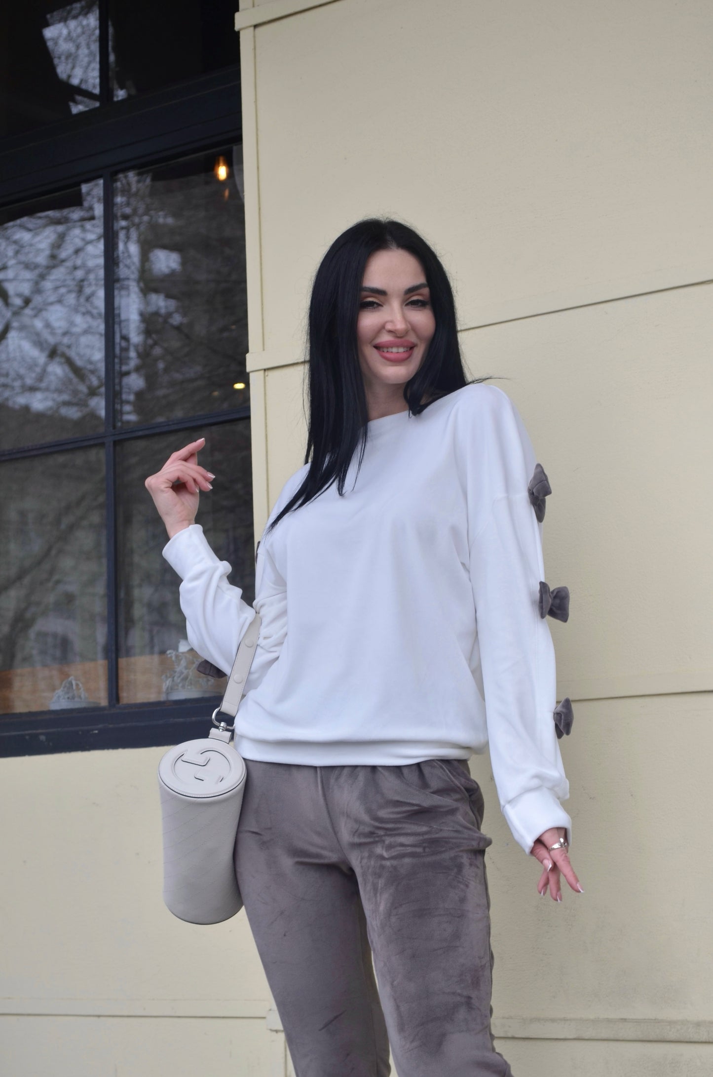 Модний велюровий костюм двійка "Dolce"