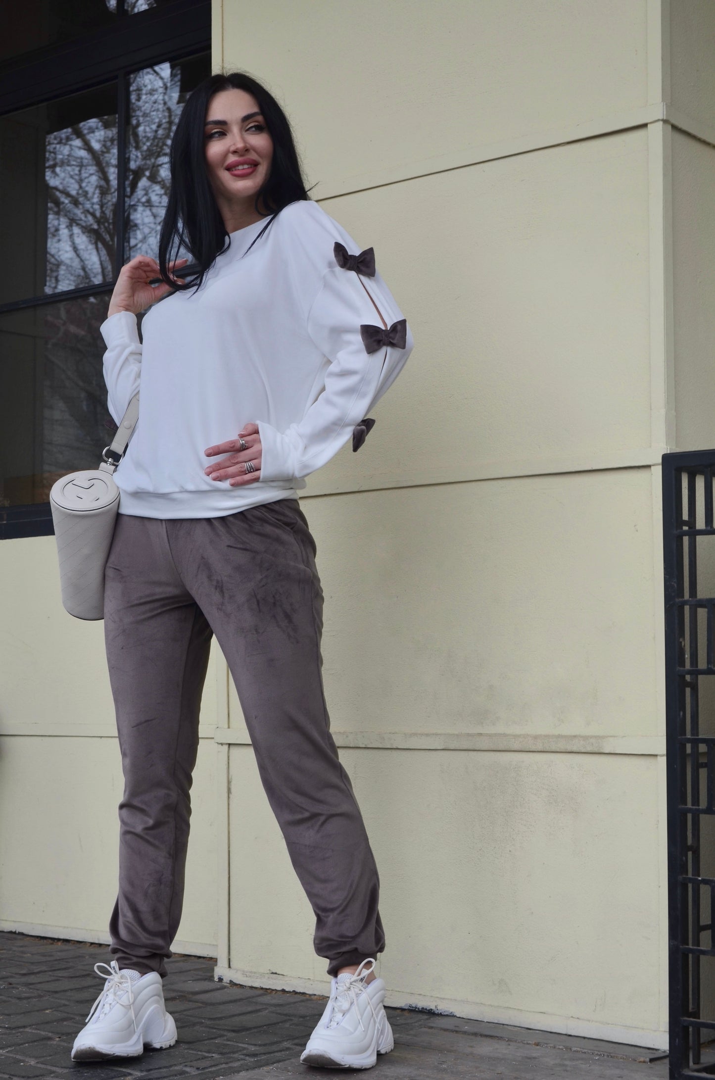 Модний велюровий костюм двійка "Dolce"