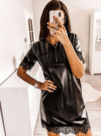 Сукня з екошкіри "Secret"