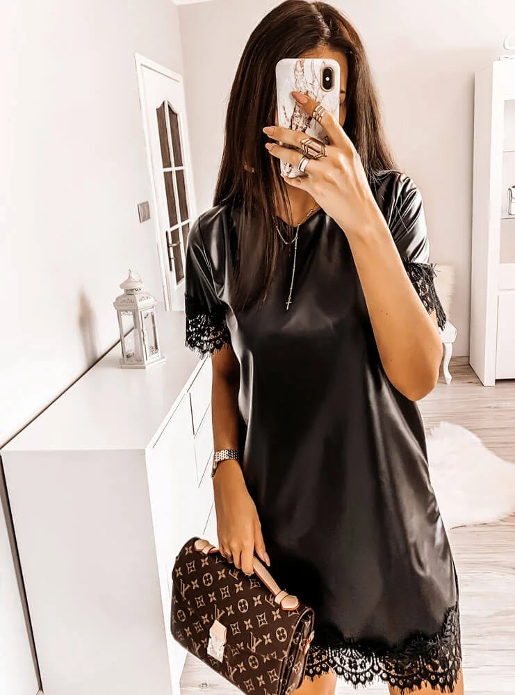 Сукня з екошкіри "Secret"