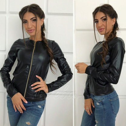 Куртка-жакет з екошкіри "Karo"