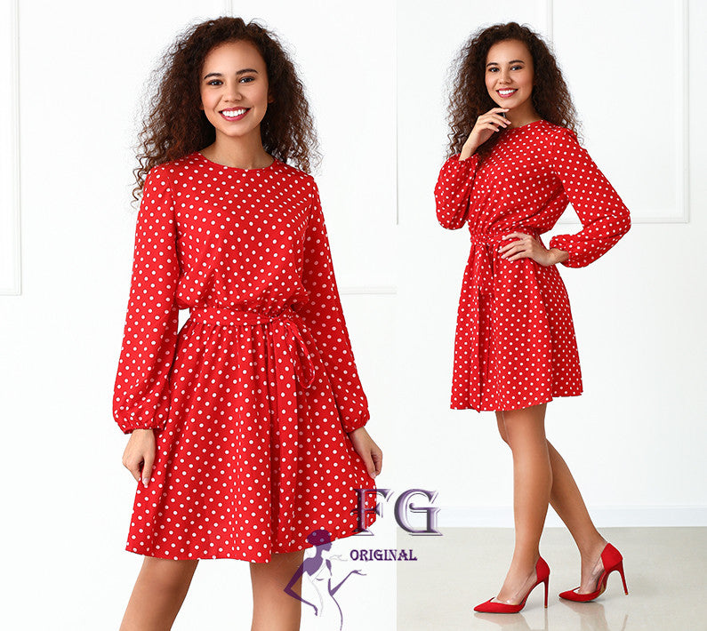 Сукня в горошок "Софі"