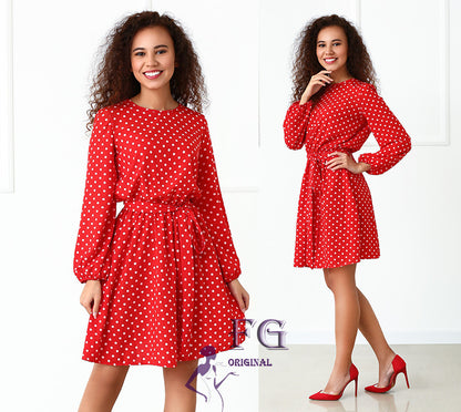 Сукня в горошок "Софі"