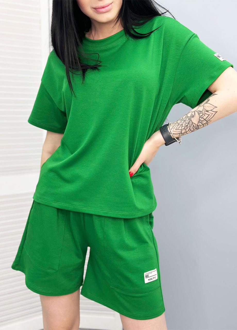 Трикотажний костюм з шортами "Root"