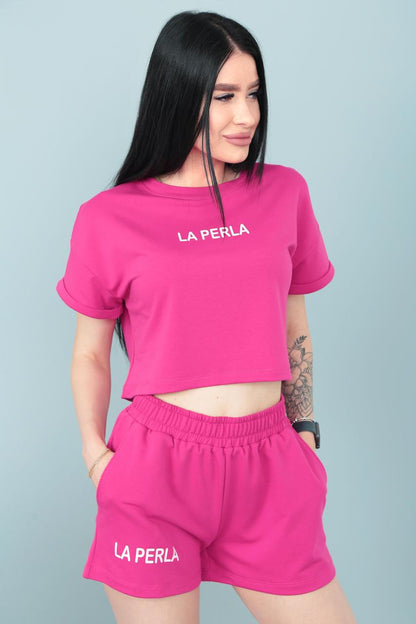 Костюм спортивний з шортами "La perla"