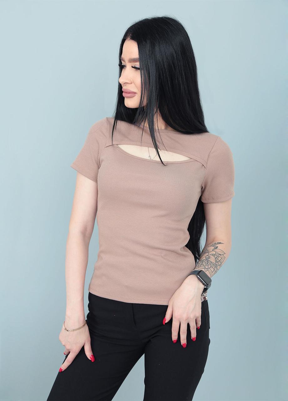 Футболка з вирізом "Bianka"