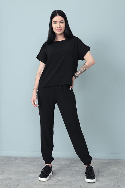 Літній костюм зі штанами на резинці "My day"