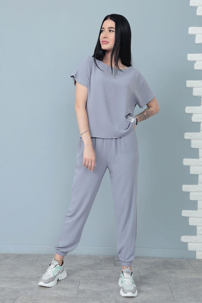 Літній костюм зі штанами на резинці "My day"