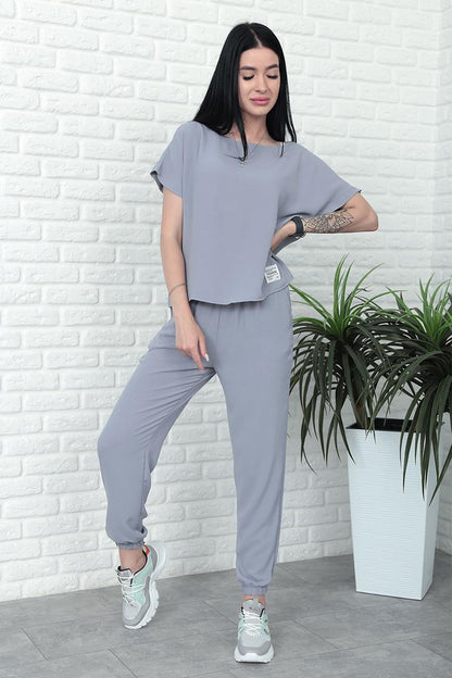 Літній костюм зі штанами на резинці "My day"