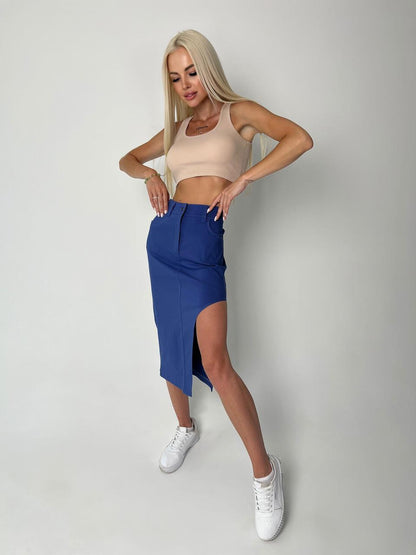 Спідниця з фігурним розрізом "West"