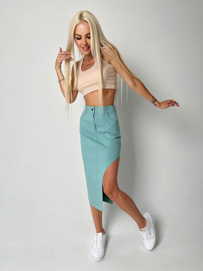 Спідниця з фігурним розрізом "West"