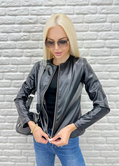 Куртка-жакет з екошкіри "Karo"