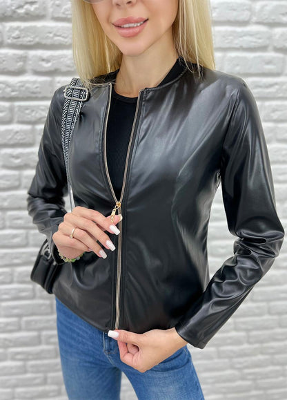 Куртка-жакет з екошкіри "Karo"