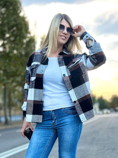 Тепла сорочка в клітинку "Elba"