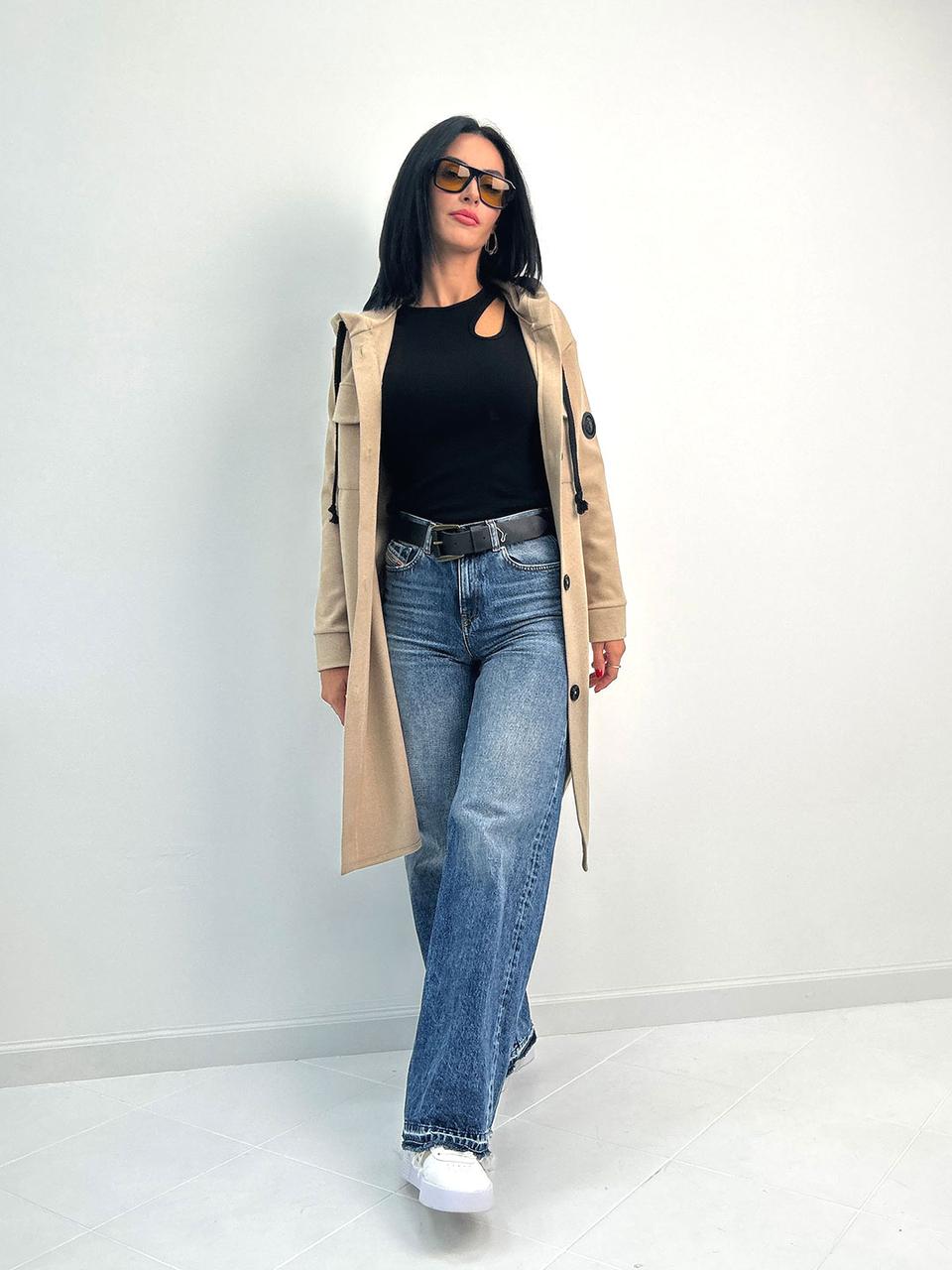 Кашеміровий кардіган з капюшоном "Dila"