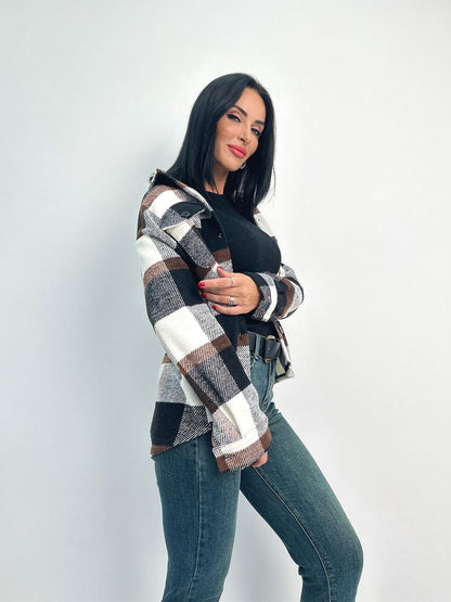 Тепла сорочка в клітинку "Elba"