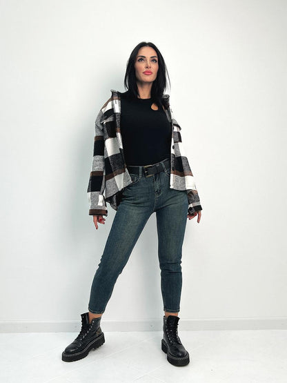 Тепла сорочка в клітинку "Elba"