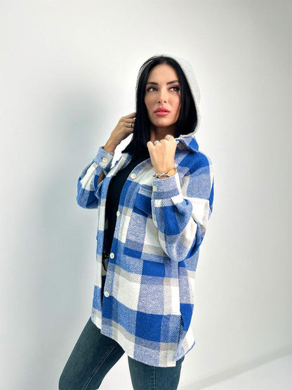 Сорочка-куртка в клітинку оверсайз "Ultra"