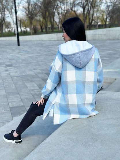 Сорочка-куртка в клітинку оверсайз "Ultra"