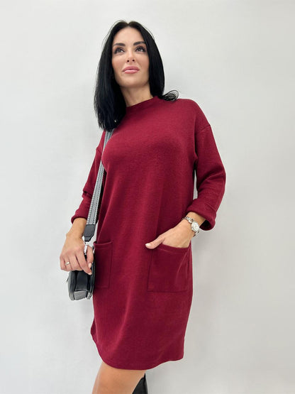 Тепла сукня з двосторонньої ангори "Debra"