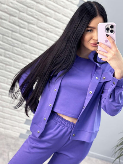 Жіночий трикотажний костюм трійка "Amalfi"