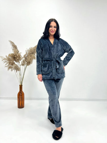 Домашній костюм з халатом "Nelly"