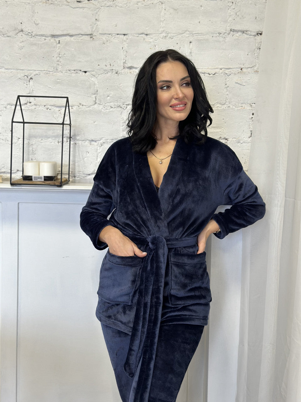 Домашній костюм з халатом "Nelly"