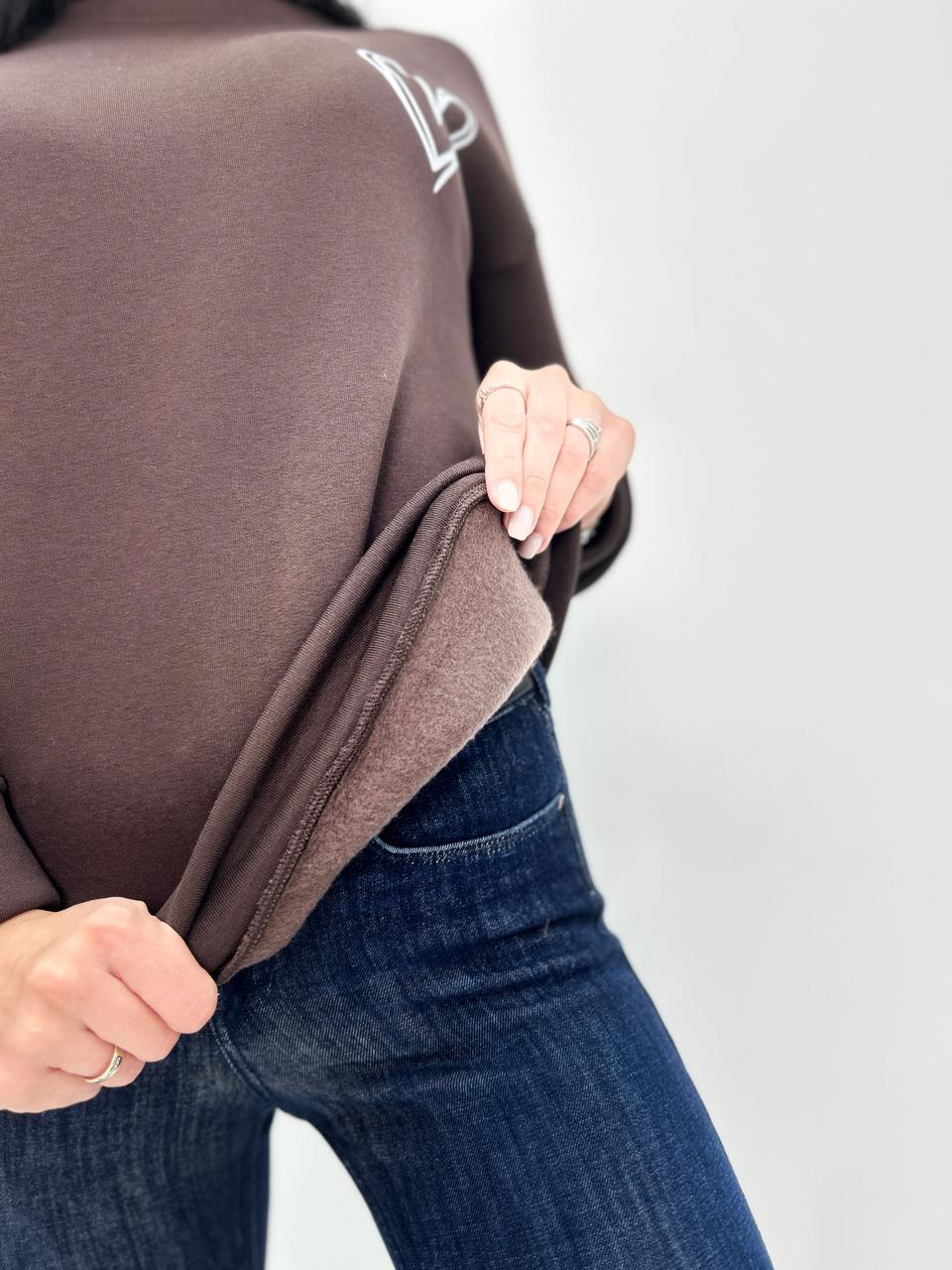 Світшот вільного крою "Self" Турція